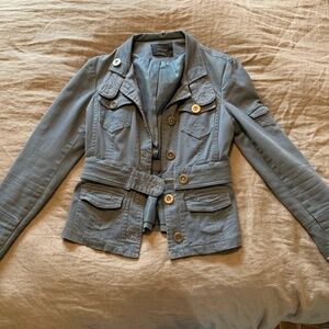 Vero moda blue military style jacket